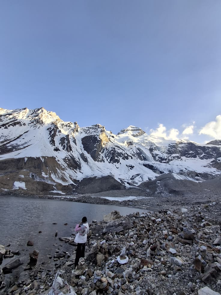 Gauri Kund holy high altitude pond at Adi Kailash foot